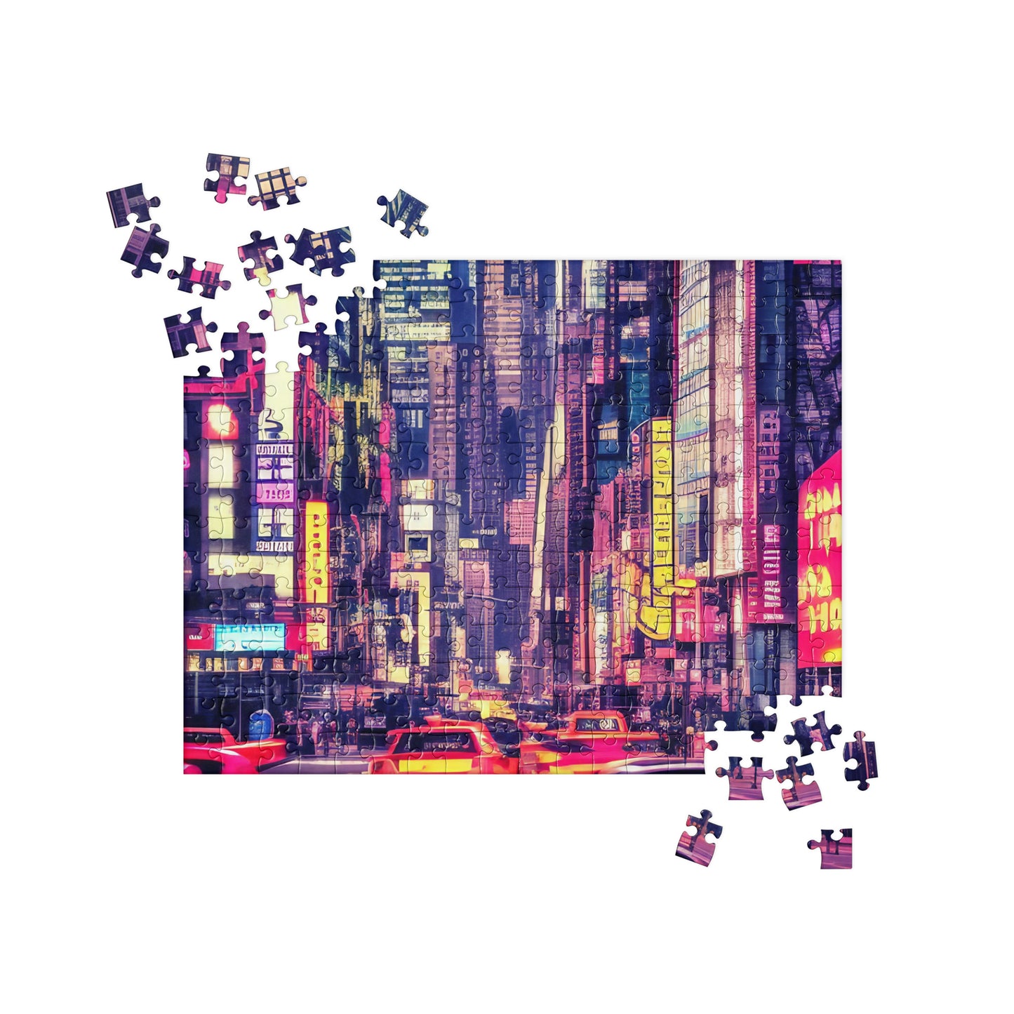 New York Cyberpunk puzzle set